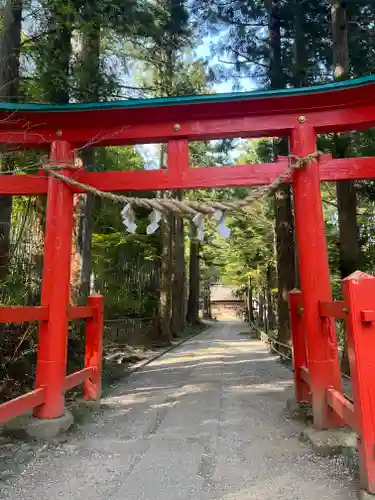 白山神社の鳥居