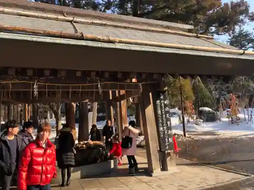 北海道神宮の手水