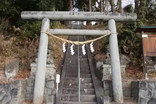 阿久津「田村神社」（郡山市阿久津町）旧社名：伊豆箱根三嶋三社の鳥居