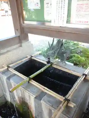 行田八幡神社の手水舎