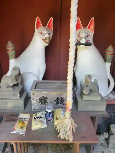 烏子稲荷神社の狛犬