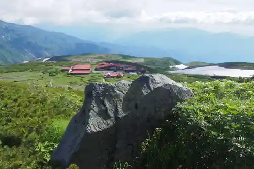 白山比咩神社　奥宮の景色