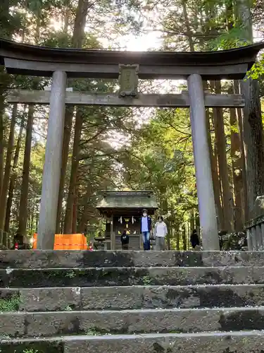 北口本宮冨士浅間神社の鳥居