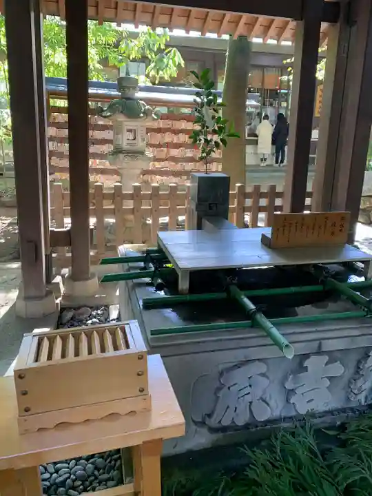 駒木諏訪神社の手水舎