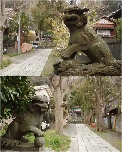 五所神社の狛犬