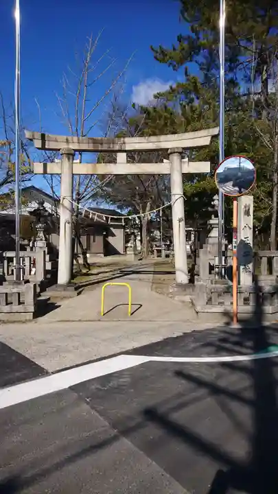 八王子社の鳥居