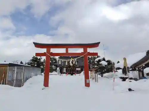 美瑛神社の鳥居