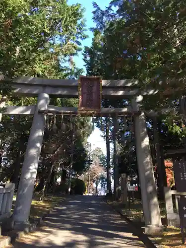 冨士御室浅間神社の鳥居