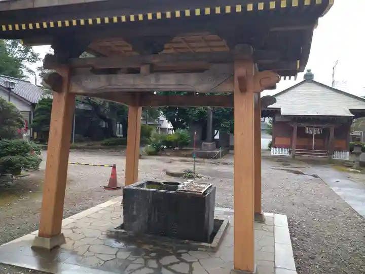 千葉寺の手水舎