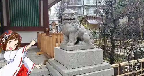 蒲田八幡神社の狛犬