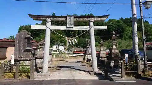 石都々古和気神社の鳥居