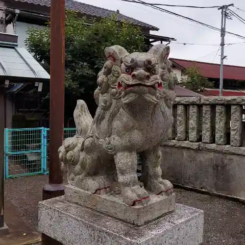 宿河原八幡宮の狛犬