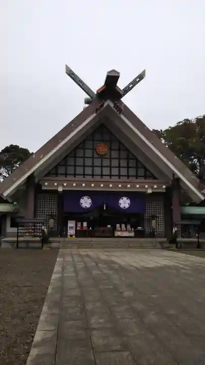 千葉縣護國神社の本殿・本堂