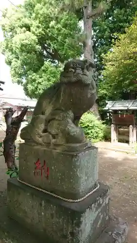 高津諏訪神社の狛犬