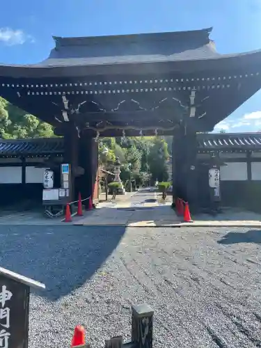 京都乃木神社の山門・神門