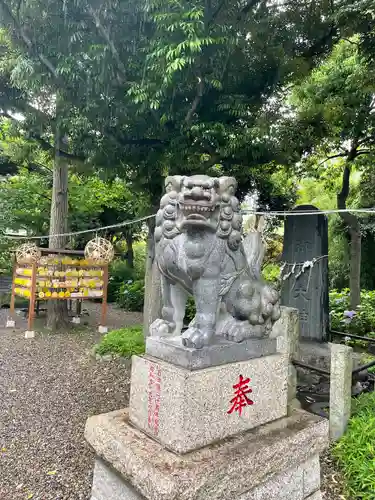 菊田神社の狛犬
