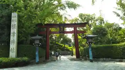 根津神社の鳥居