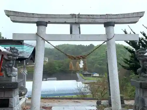 鹿股神社の鳥居