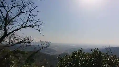 唐澤山神社の景色