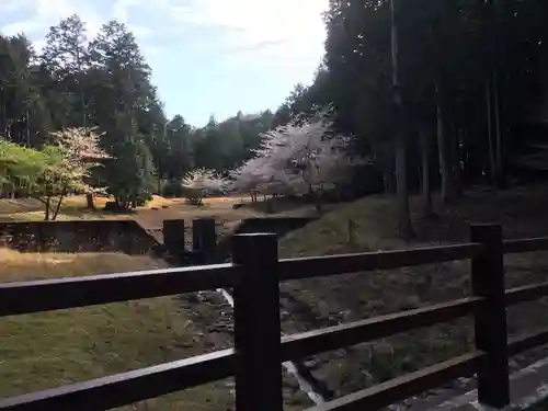 尾高山 観音堂の景色