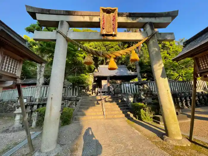 岐阜信長神社（橿森神社境内摂社）の鳥居