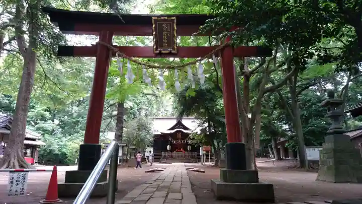氷川女體神社の鳥居