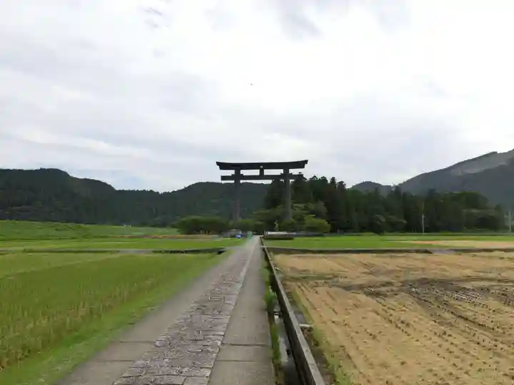 大斎原(熊野本宮大社旧社地)の鳥居