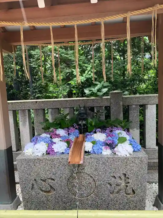 福徳神社(芽吹稲荷)の手水舎