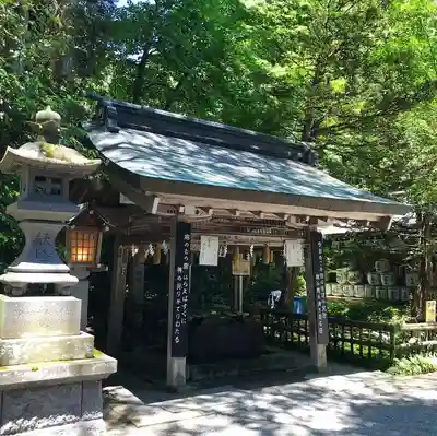 伊佐須美神社の手水舎