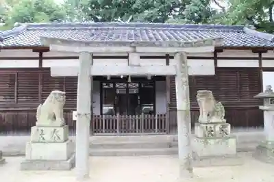 長柄神社の鳥居