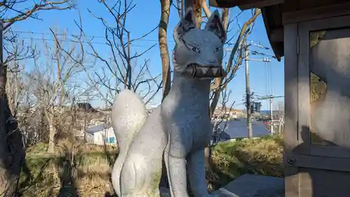 御得稲荷神社（釧路厳島神社）の狛犬