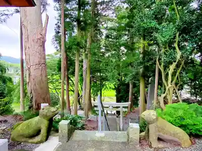 阿久津「田村神社」(郡山市阿久津町)旧社名:伊豆箱根三嶋三社の鳥居