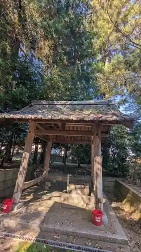 小幡神社の手水舎