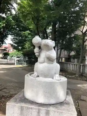 戸部杉山神社の狛犬