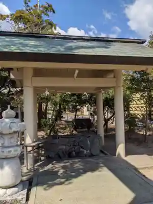 三重縣護國神社の手水舎