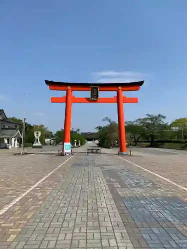 山形縣護國神社の鳥居