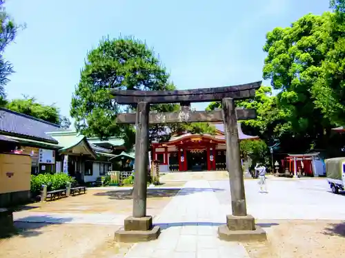 品川神社の鳥居