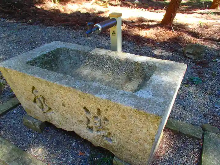 清瀬神社の手水舎