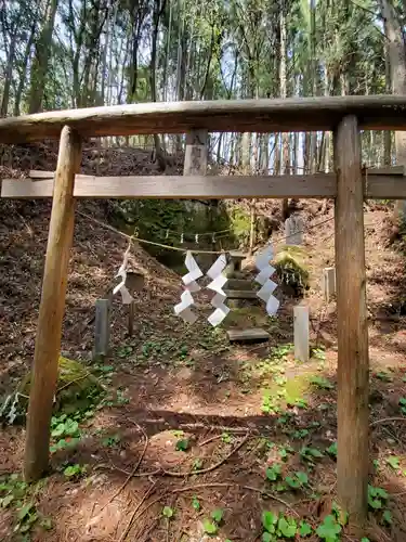 夏井諏訪神社の鳥居