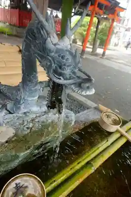 縣神社の手水舎