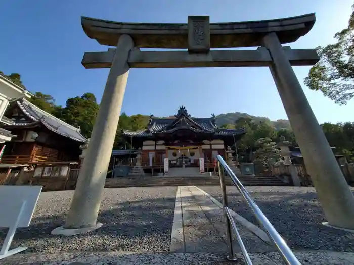 熊箇原八幡神社の鳥居