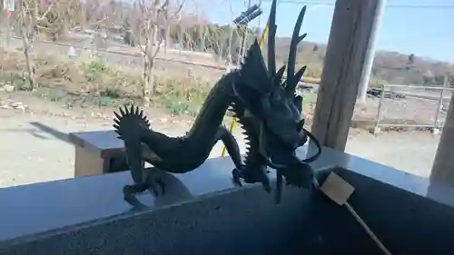 龍田神社の手水舎