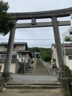川口神社の鳥居