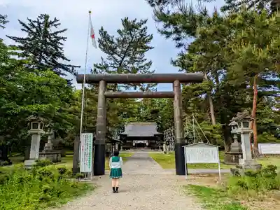 青森縣護國神社の鳥居