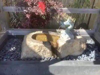 中島黒體龍王大神社の手水舎