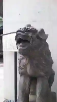 築土神社の狛犬