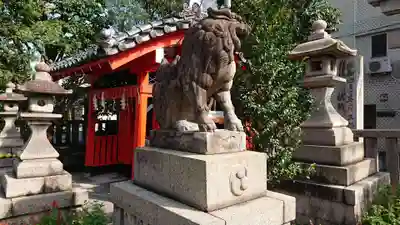 元祇園梛神社・隼神社の狛犬