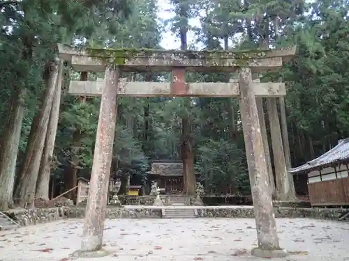 室生龍穴神社の鳥居