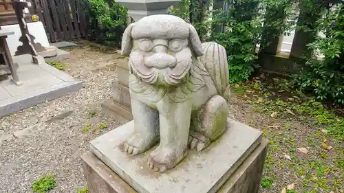 阿豆佐味天神社 立川水天宮の狛犬