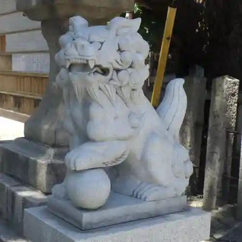 石津太神社の狛犬